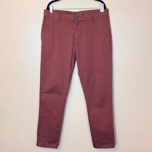 Vuori Collins Chino Pants - Men's Size 34*31 - Rust Red